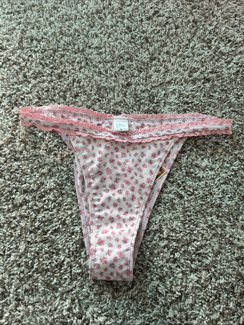 Pink Floral Bikini